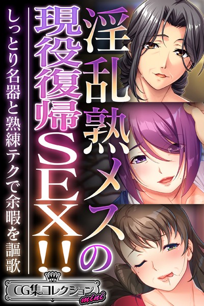 淫乱熟メスの現役復帰SEX！！ 〜しっとり名器と熟練テクで余暇を謳歌〜【CG集コレクション ミニ】【単行本❤大人のSEXY絵本】