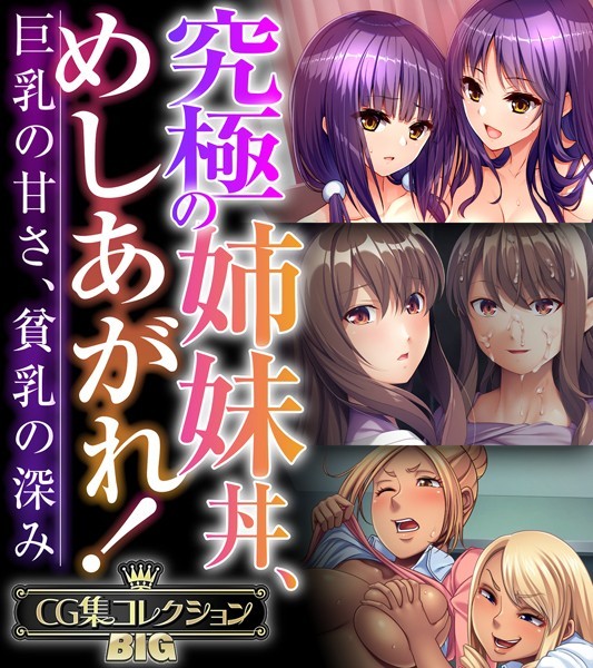 究極の姉妹丼、めしあがれ！〜巨乳の甘さ、貧乳の深み〜【CG集コレクションBIG】【単行本❤大人のSEXY絵本】