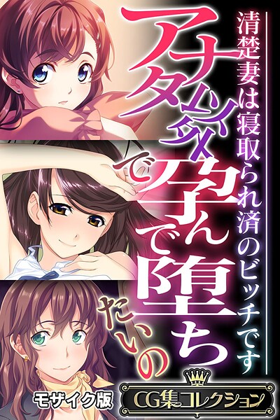 アナタ以外で孕んで堕ちたいの 〜清楚妻は寝取られ済のビッチです〜【CG集コレクション】 モザイク版【フルカラー❤大人のSEXY絵本】